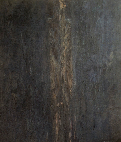 Große Stehende, 1986, Eitempera auf Leinwand, 160 x 140 cm