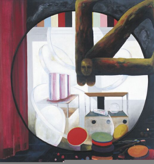 Selbst und Welt, 2004, Eitempera auf Leinwand, 190  x 180 cm